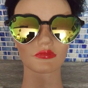 Heart-shaped sunglasses